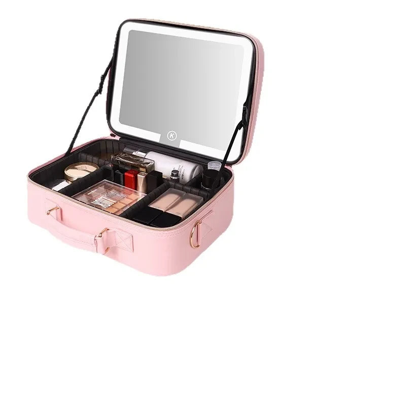 Bronze Illuminated Makeup Case