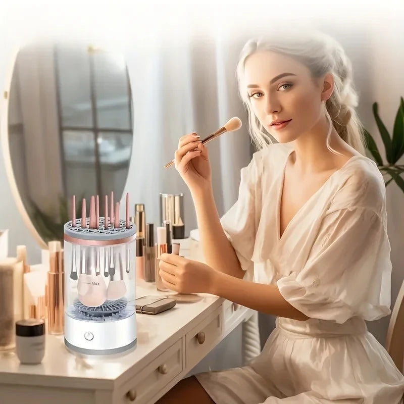 3-in-1 Electric Makeup Brush Cleaner