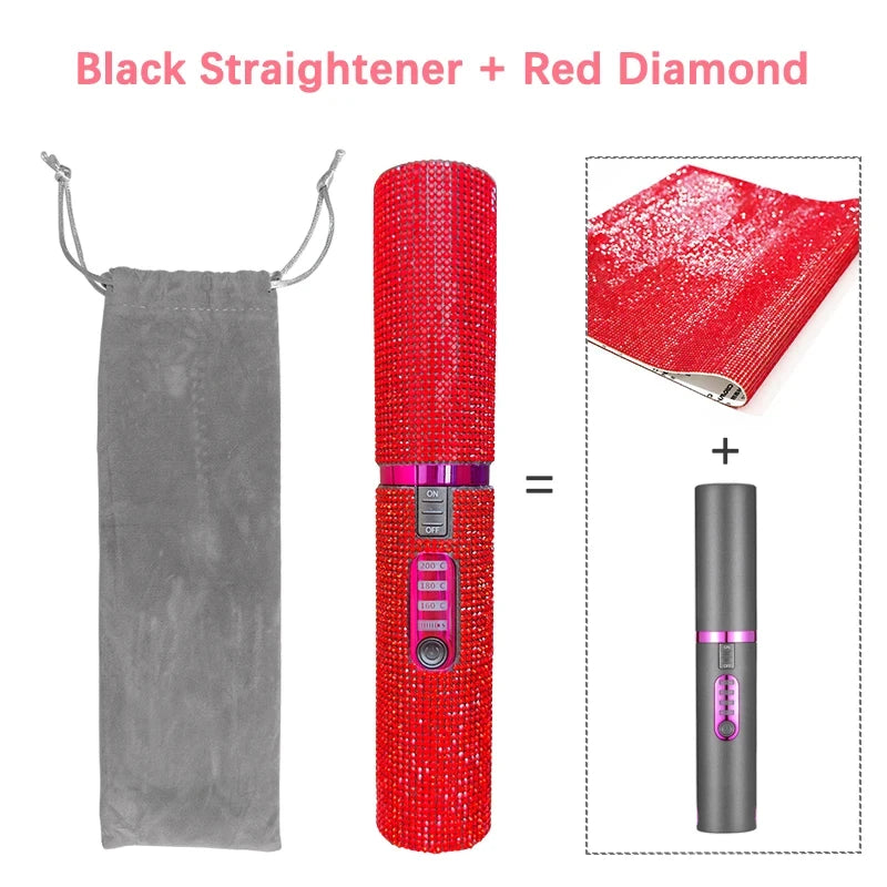 Diamond Hair Straightener Brush