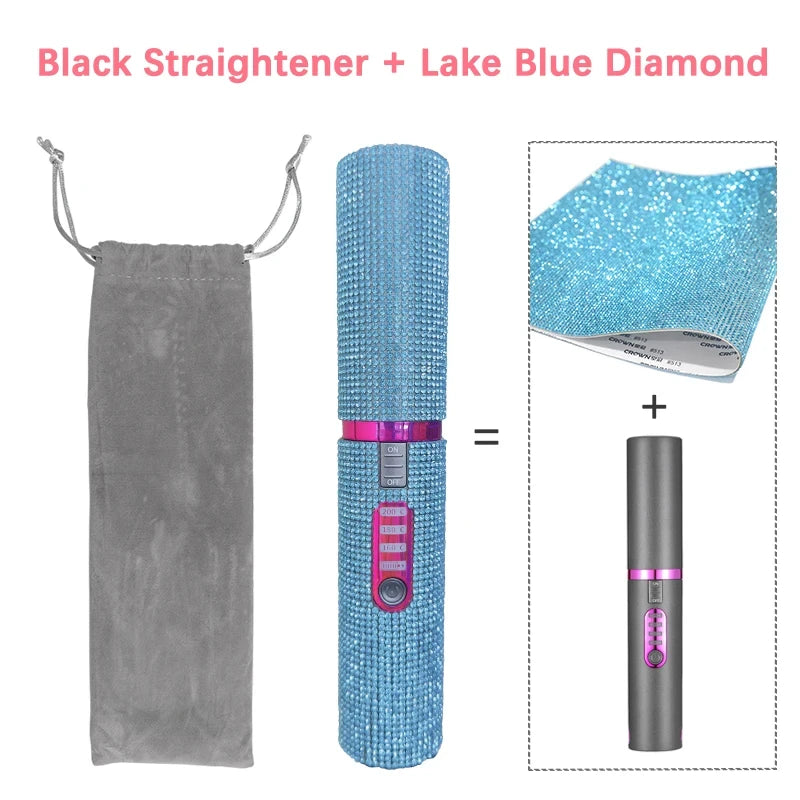 Diamond Hair Straightener Brush