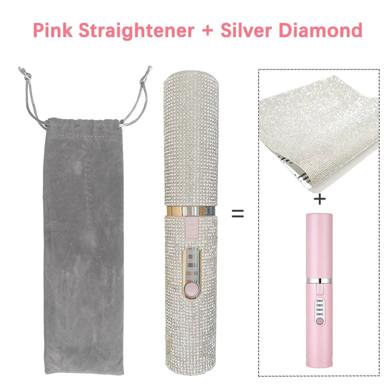 Diamond Hair Straightener Brush