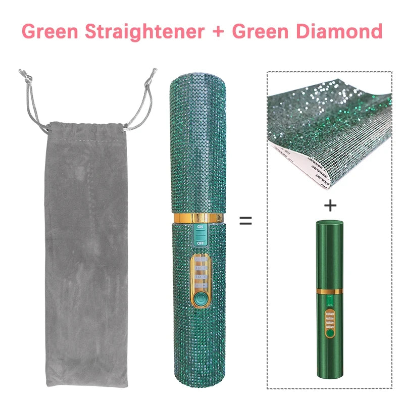 Diamond Hair Straightener Brush