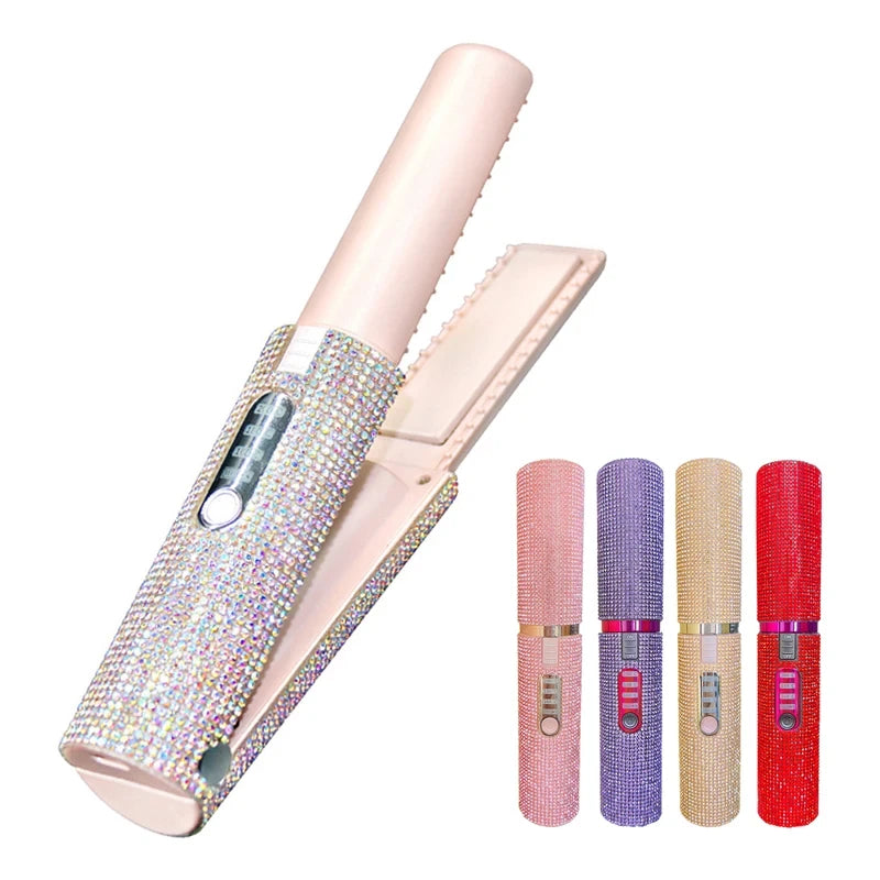 Diamond Hair Straightener Brush